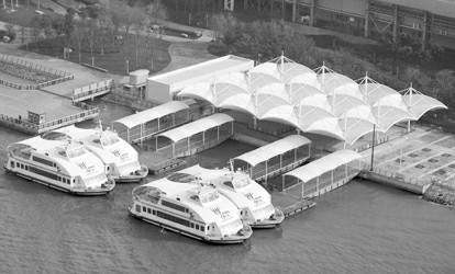 世博游艇码头初具规模